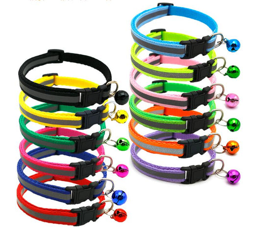 Pet reflective patch collar