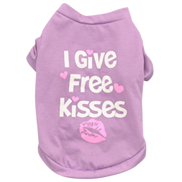 Puppy Clothes Cute Cotton Short Sleeve T-Shirt