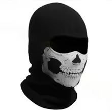 Motorcycle Balaclava Full Face Mask Skull Print