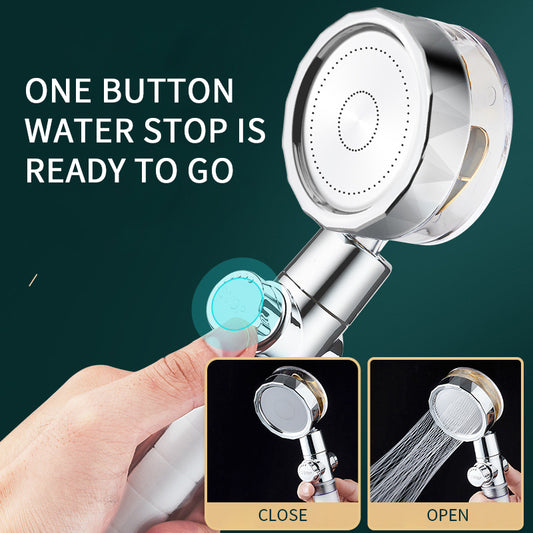 Propeller Turbocharged Shower Head