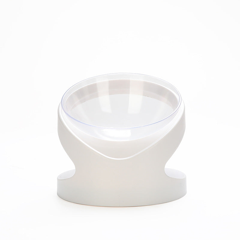 Pet Bowl With Sloping Mouth To Protect Cervical Vertebra