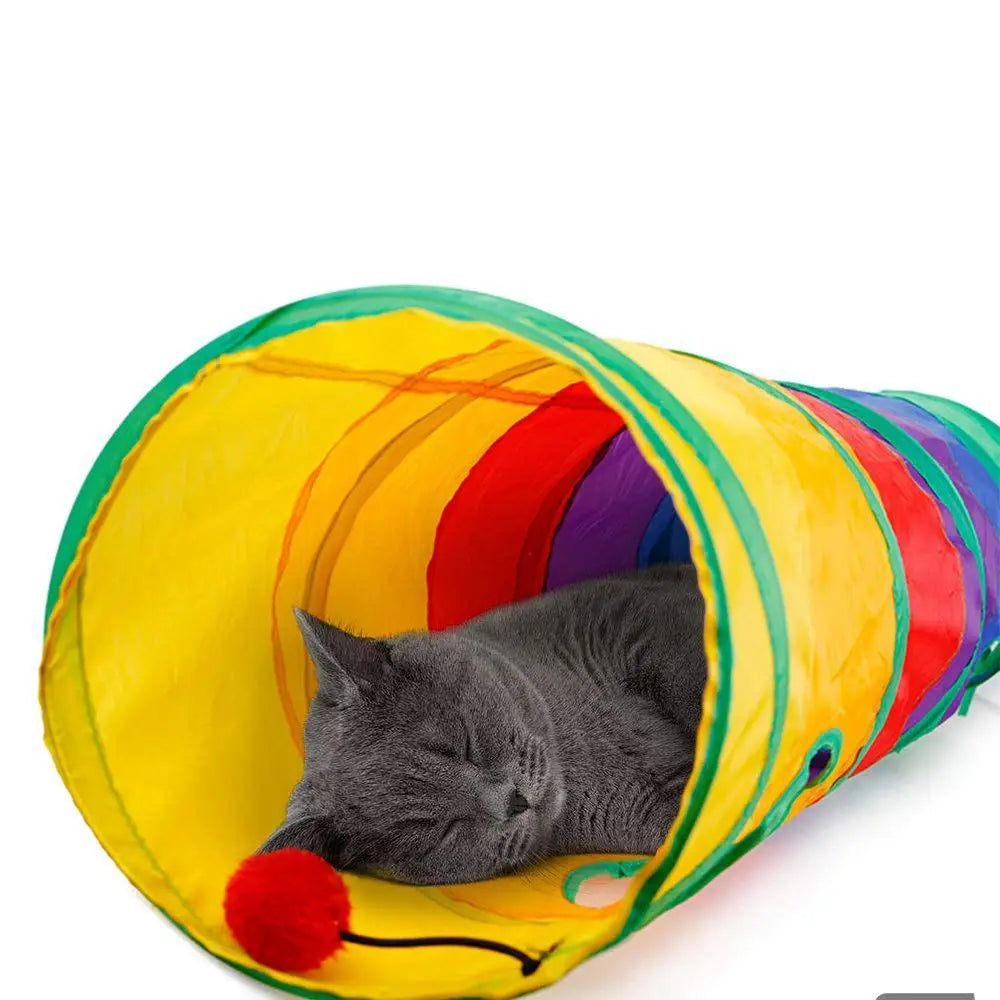 Pet Tunnel Collapsible Play Toy