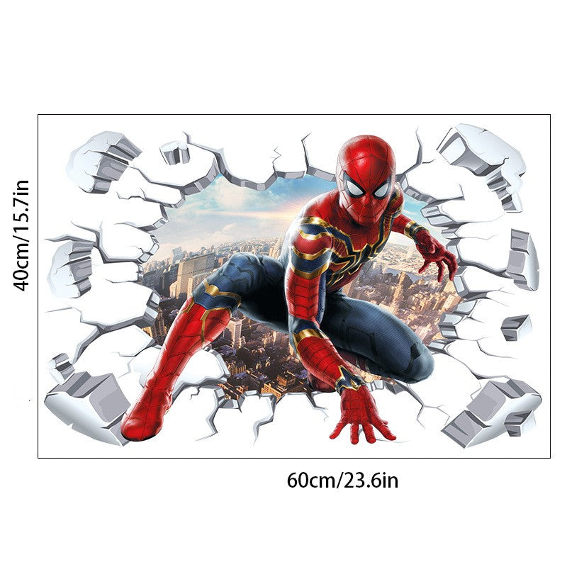 3D Spider Man Wall Sticker