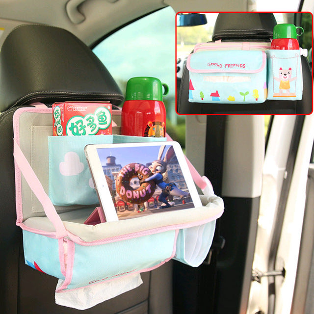 Car Seat Back Organizer W/ Tablet Holder