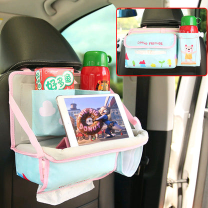 Car Seat Back Organizer W/ Tablet Holder