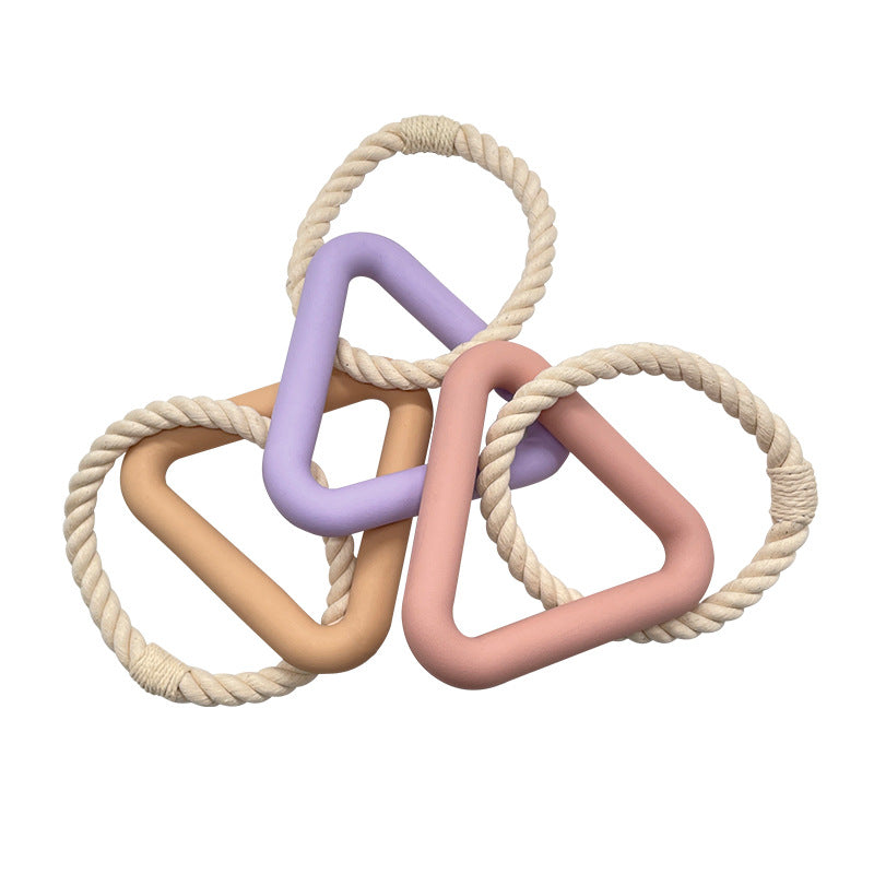 Triangle Pulling Training Interactive Toy
