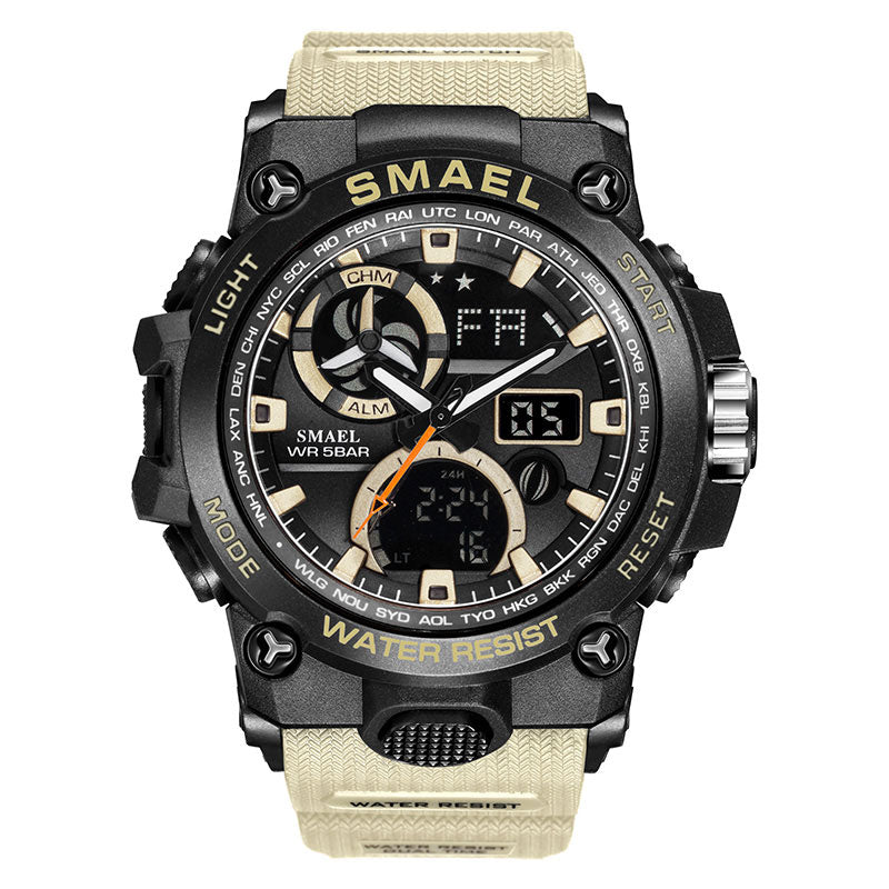 SMAEL 8011 Sport Watch Men Dual Time