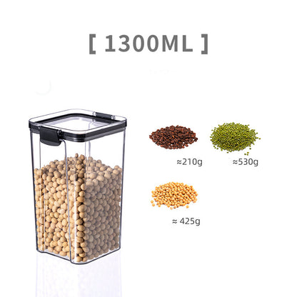 Sealed Cans Of Whole Grains Kitchen Storage Food
