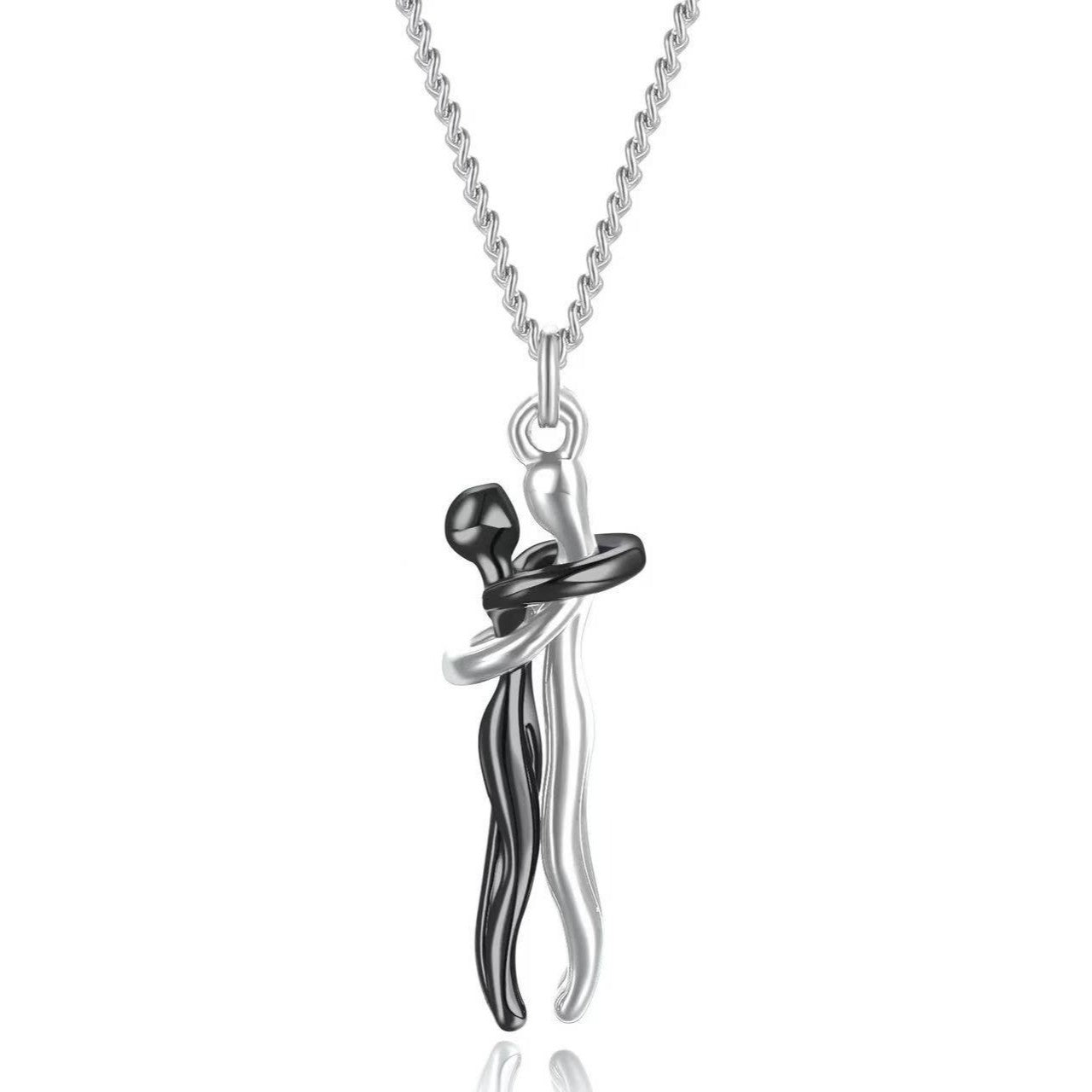 Mother-Daughter Embrace Clavicle Chain