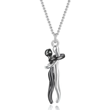Mother-Daughter Embrace Clavicle Chain