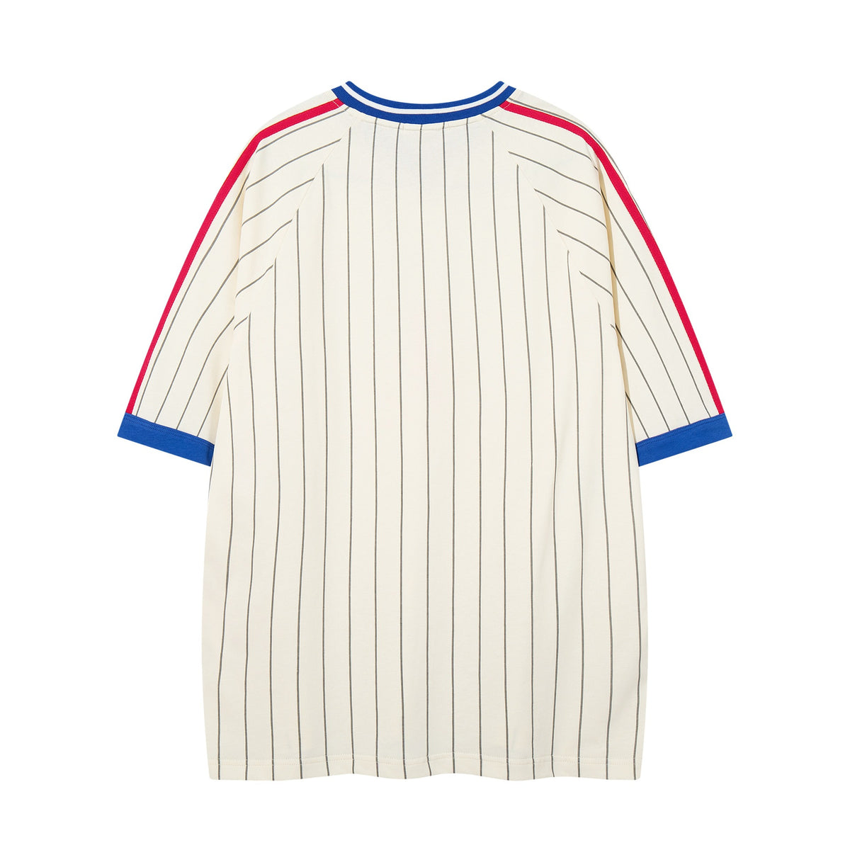 Striped 7 football jersey short sleeved
