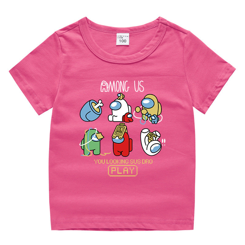 “Among Us” summer short sleeved T-shirt