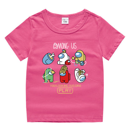 “Among Us” summer short sleeved T-shirt
