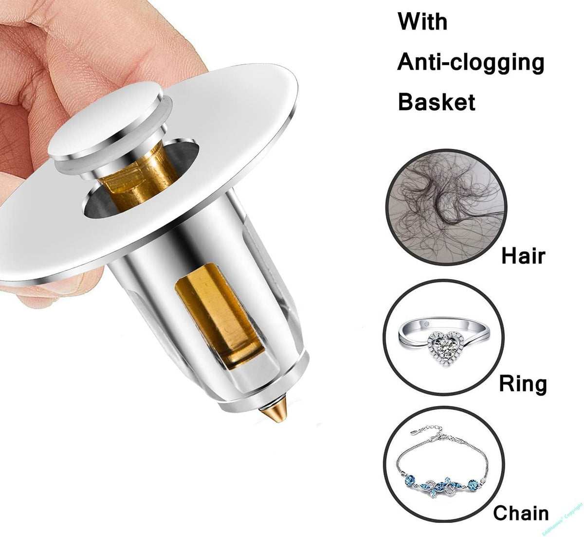 Bestlife Bathtub Sink Plug