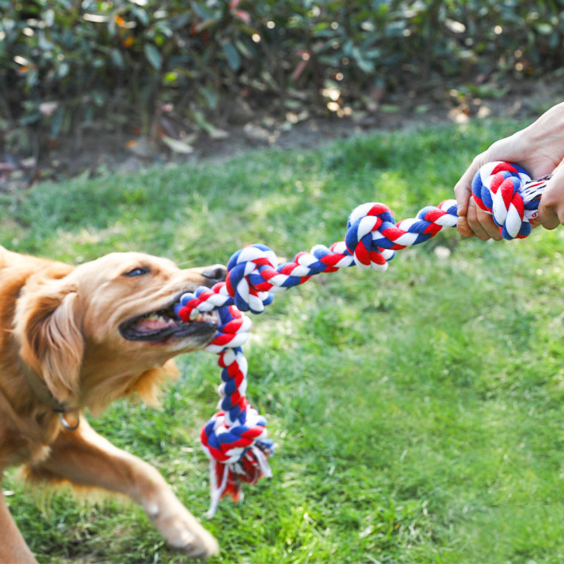 Large Dog Durable Five-Knot Rope Toy