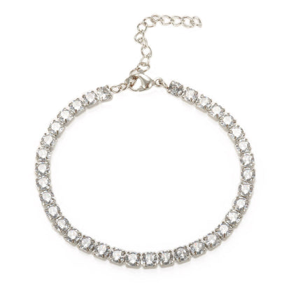 Full Diamond Tennis Bracelet Jewelry