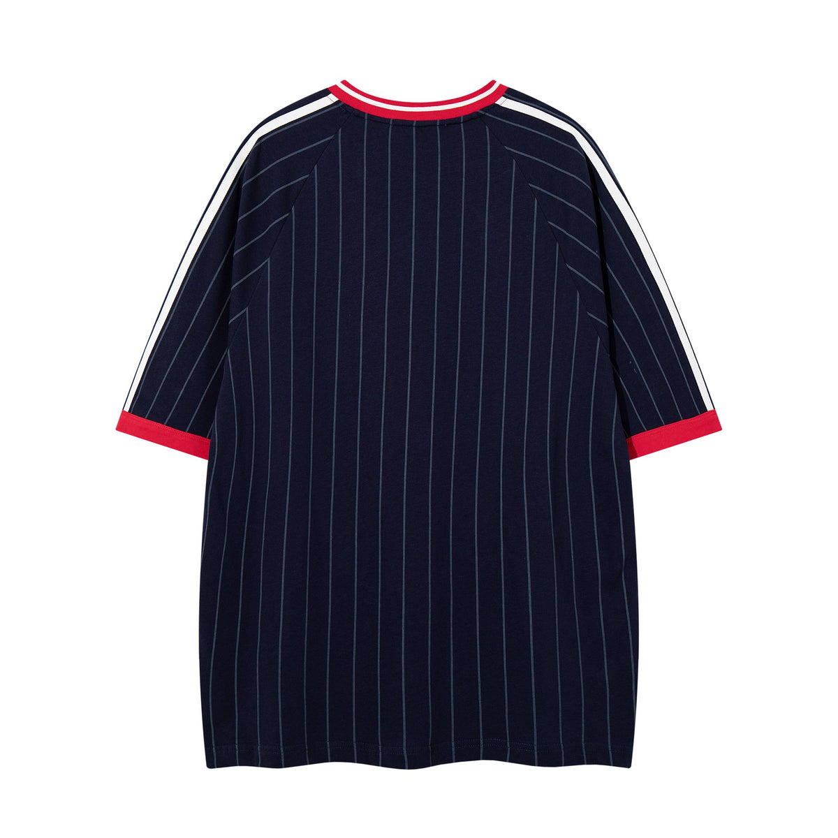 Striped 7 football jersey short sleeved