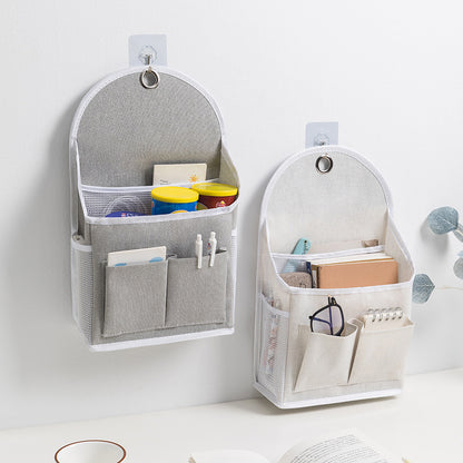 Dormitory home fabric storage hanging bag wall hanging storage bag