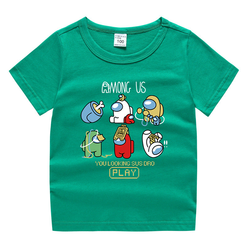 “Among Us” summer short sleeved T-shirt