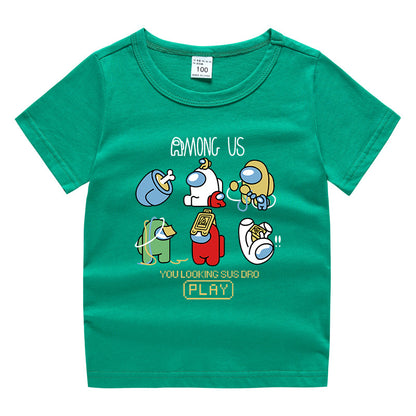 “Among Us” summer short sleeved T-shirt