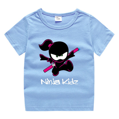 Children's “Ninja” clothing short sleeved T-shirt
