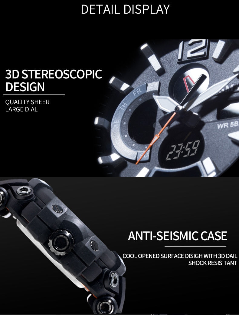 SMAEL 1702 Top Brand Luxury Sport Watch