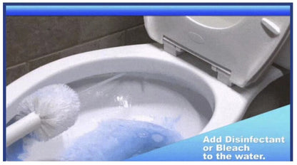 New Toilet Brush Spray Away eCleaning Brush