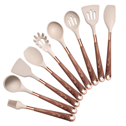 10pc Wooden Kitchen Tool Set