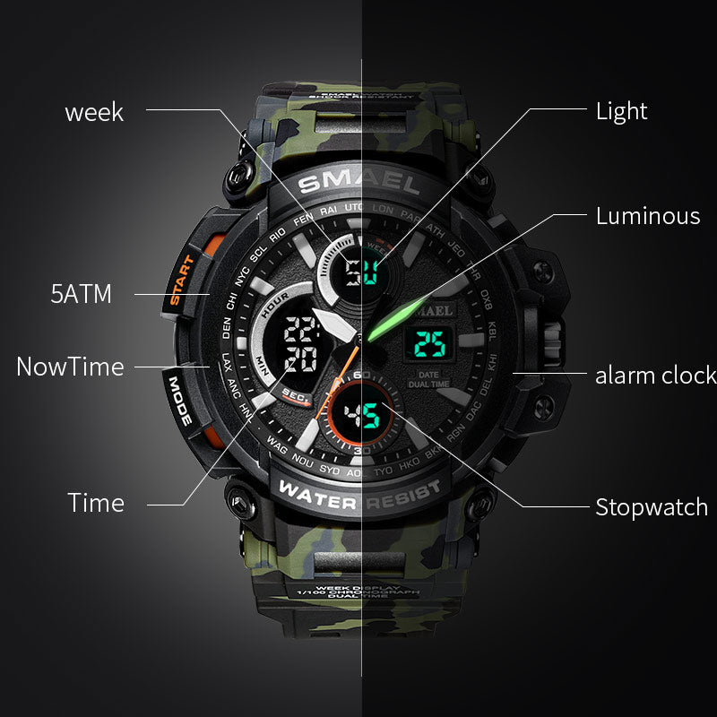 SMAEL 1708 Analog Quartz Watch
