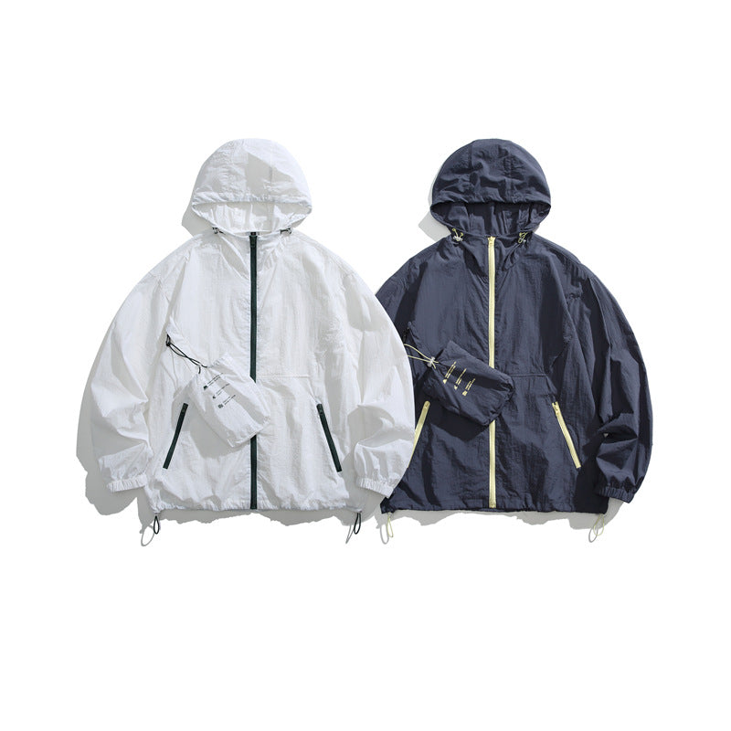 Hooded sun protection clothing for men and women