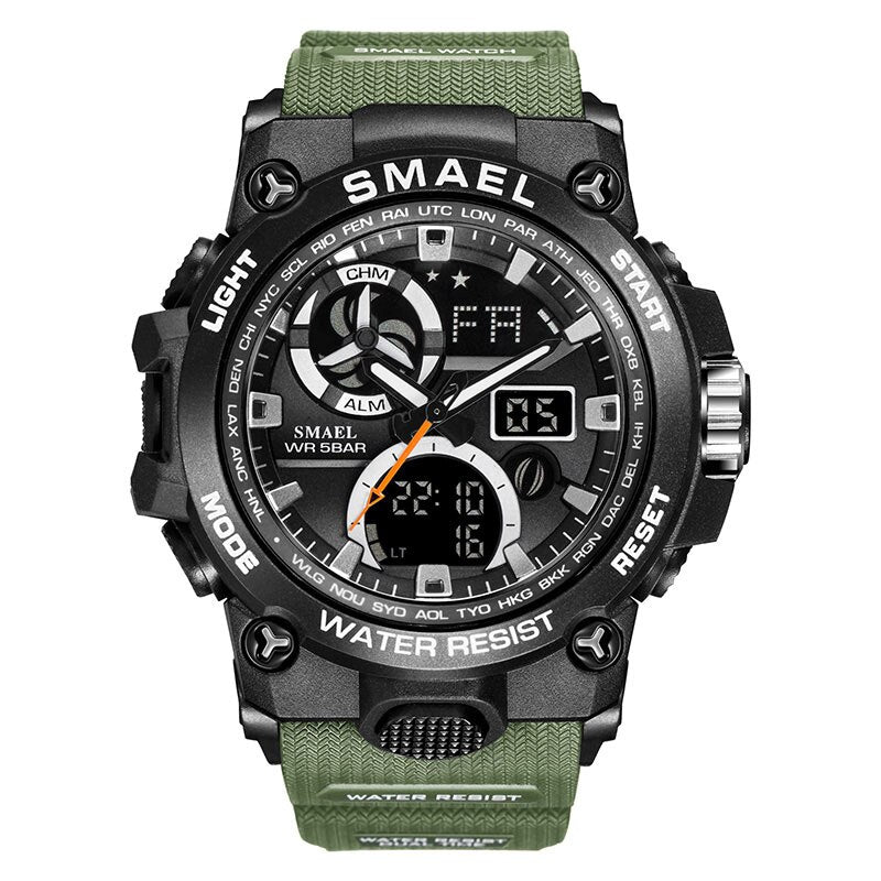 SMAEL 8011 Sport Watch Men Dual Time