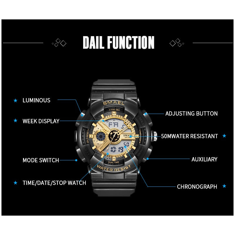 SMAEL 8026 Top Brand Men's Watches