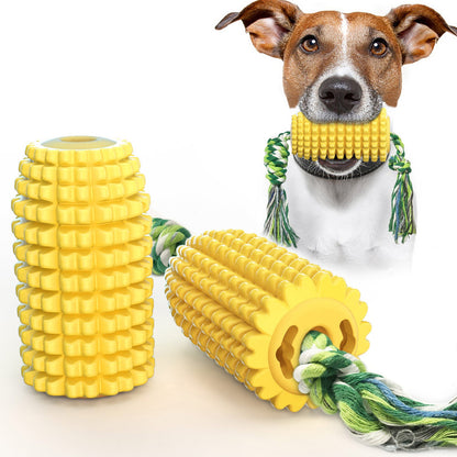 Corn Dog Toy Cotton Rope Teething Stick