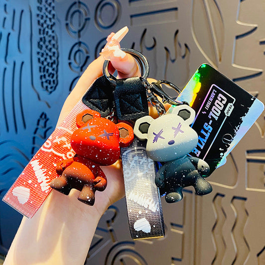 Gradient Cartoon Key Chain