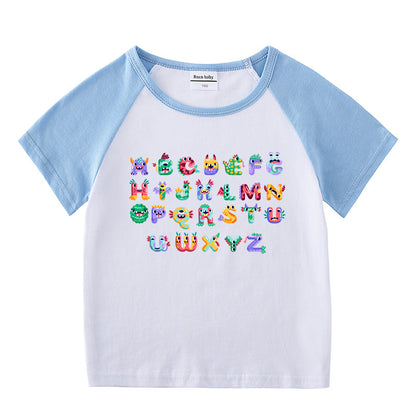Children's short sleeve “ABC” T-shirt