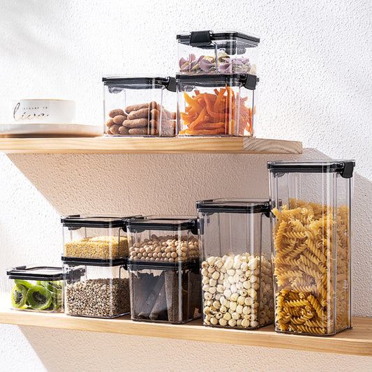 Sealed Cans Of Whole Grains Kitchen Storage Food