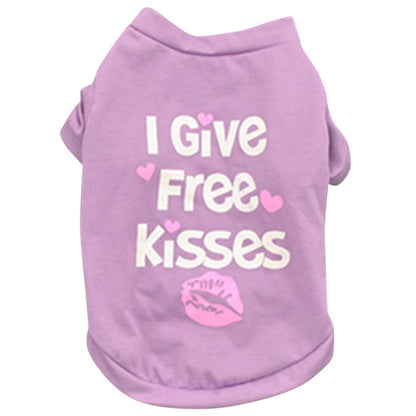 Puppy Clothes Cute Cotton Short Sleeve T-Shirt
