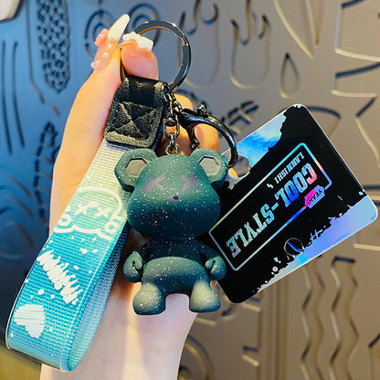 Gradient Cartoon Key Chain