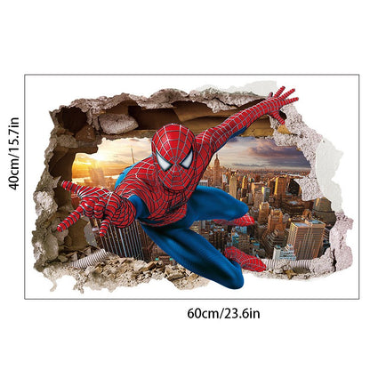 3D Spider Man Wall Sticker
