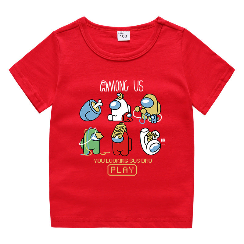 “Among Us” summer short sleeved T-shirt