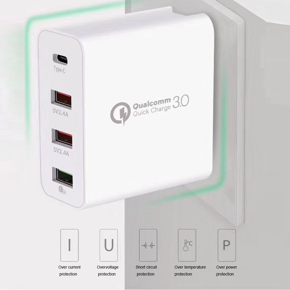 4 Ports Wall Charger Power Supply
