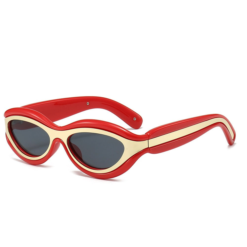 European and American windproof retro sunshade sunglasses