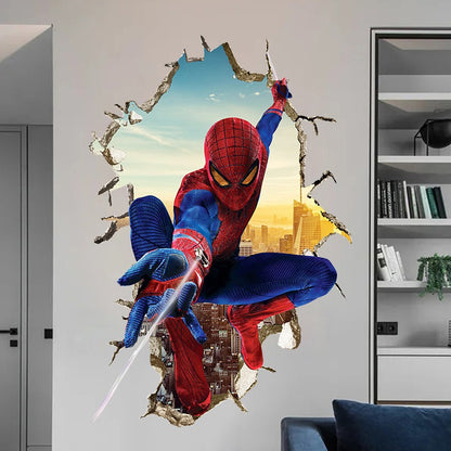 3D Spider Man Wall Sticker