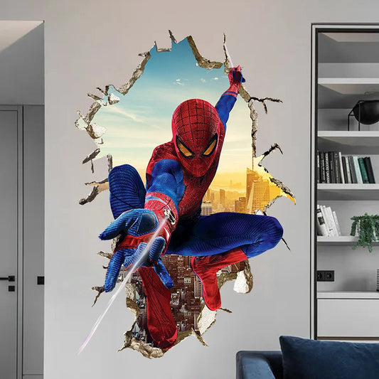 3D Spider Man Wall Sticker