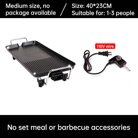 1500W Electric Grill, Smokeless Non-Stick Griddle