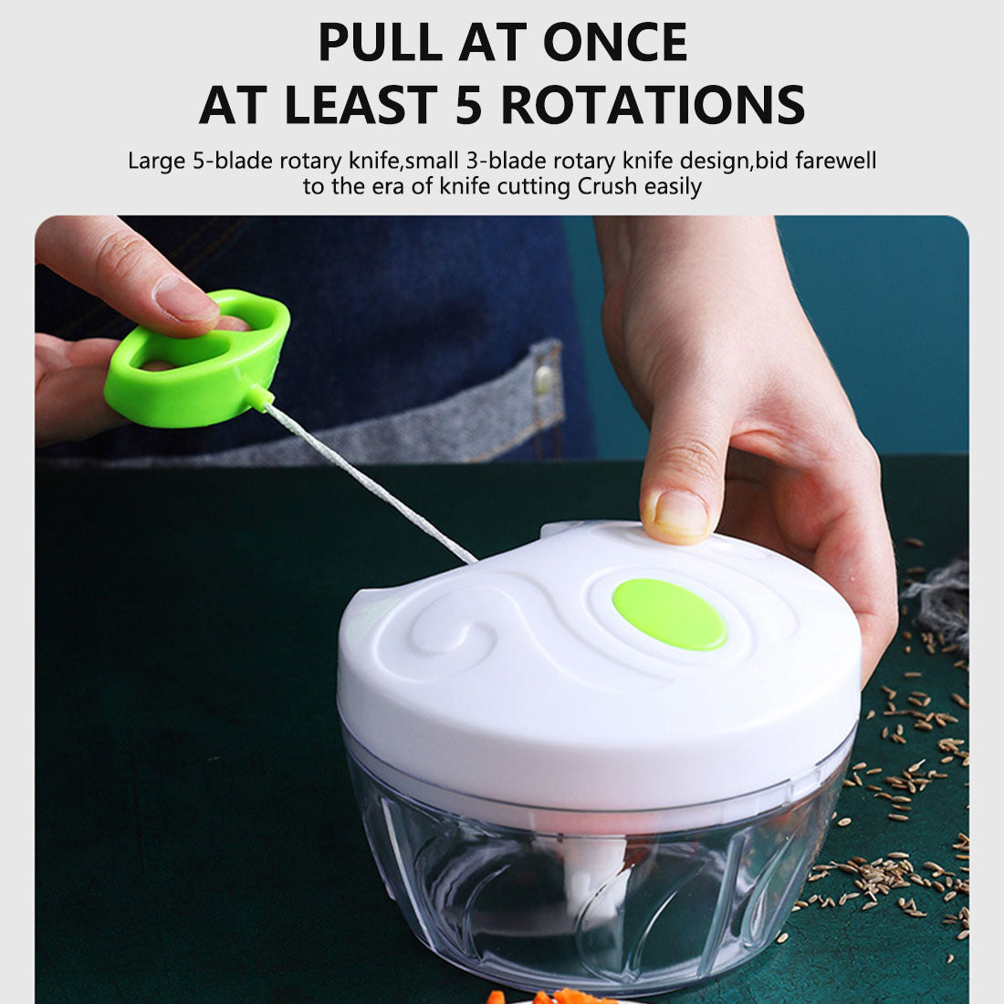 Manual Food Kitchen Tool Multifunction Gadget Vegetable Chopper