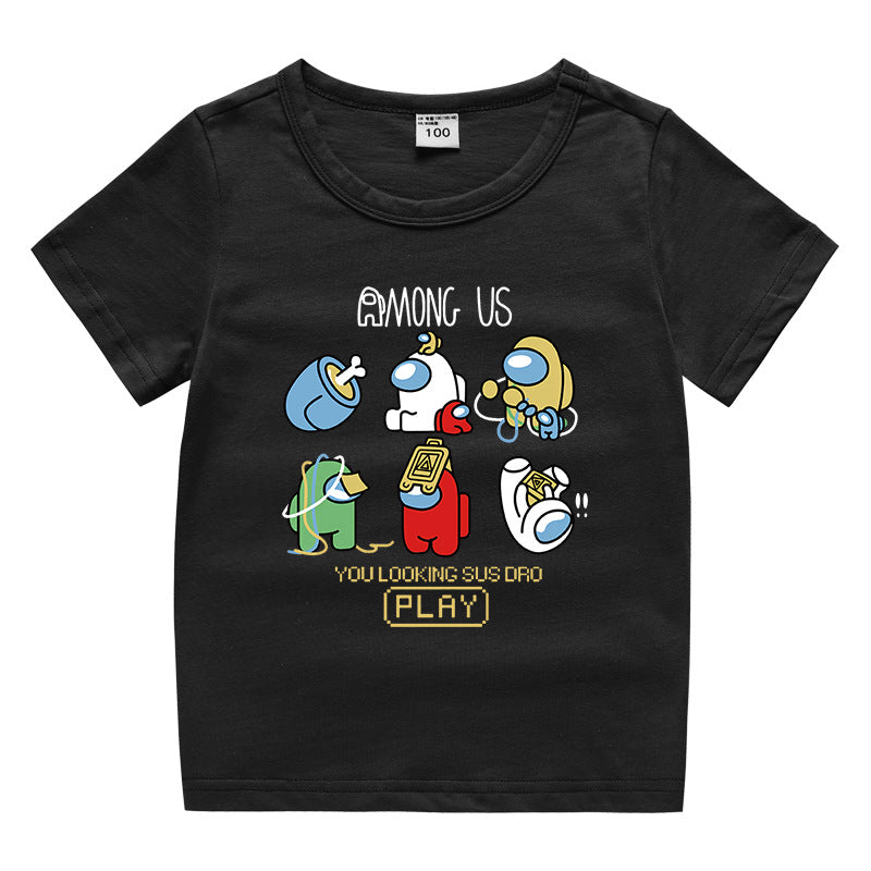 “Among Us” summer short sleeved T-shirt