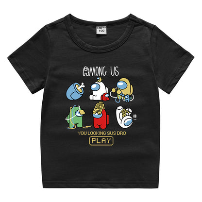 “Among Us” summer short sleeved T-shirt