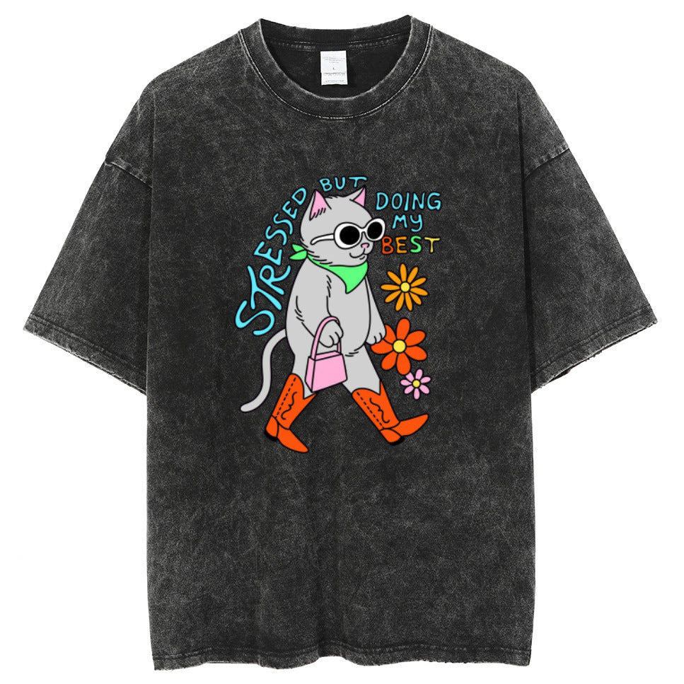 Y2k Anime Washed T-shirts *Collective*