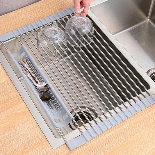 201 Stainless Steel Collapsible Drain Rack